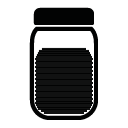 Gemalen koffie icon